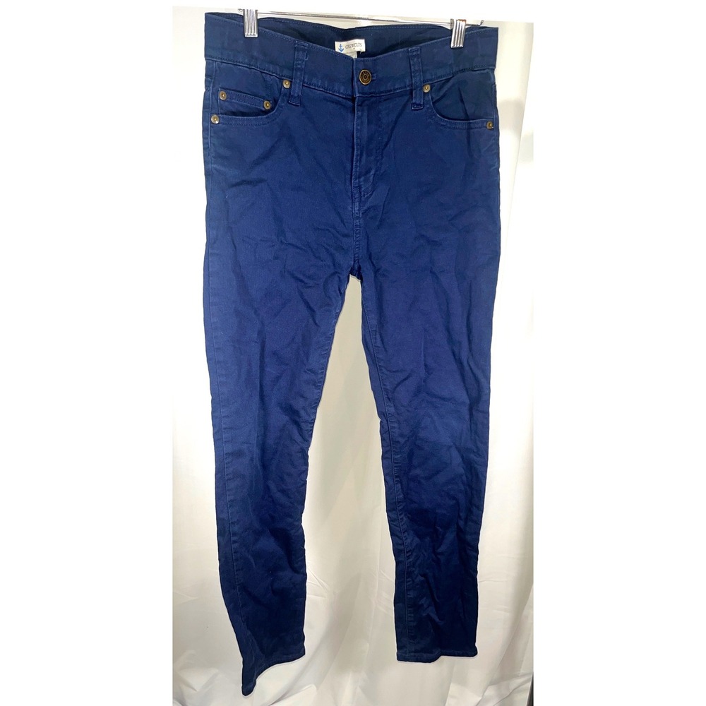 Crewcuts Boys Flannel Lined Chino Pants Navy Blue Plaid Warm Winter Size 16
